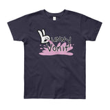 Bunny Vomit Logo Youth Short Sleeve T-Shirt -Made in USA - House Of HaHa