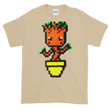 Baby Groot Perler Art Short-Sleeve T-Shirt by Aubrey Silva + House Of HaHa Best Cool Funniest Funny Gifts