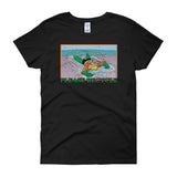 Please Recycle Women's Short Sleeve Aquaman Parody T-Shirt - House Of HaHa