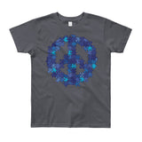 Puzzle Peace Sign Autism Spectrum Asperger Awareness Youth Short Sleeve T-Shirt - Made in USA + House Of HaHa Best Cool Funniest Funny Gifts