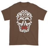Shoe Monster Skull Art Short Sleeve T-Shirt + House Of HaHa Best Cool Funniest Funny Gifts