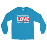 Unconditional Love Unexclusive Family Unity Peace Long Sleeve Men's T-Shirt + House Of HaHa Best Cool Funniest Funny Gifts