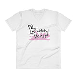 Bunny Vomit Logo Men's V-Neck T-Shirt - House Of HaHa
