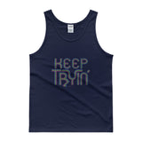 Keep Tryin' Triathlon Training Motivational Perseverance Men's Tank Top + House Of HaHa Best Cool Funniest Funny Gifts