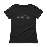 BaseLine Lithium Bipolar Awareness Ladies' Scoopneck T-Shirt + House Of HaHa Best Cool Funniest Funny Gifts