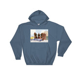 Weenie Roast Men's Heavy Hooded Hoodie Sweatshirt - House Of HaHa