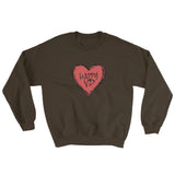 Happy VD Valentines Day Heart STD Holiday Humor Sweatshirt + House Of HaHa Best Cool Funniest Funny Gifts