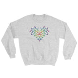 Rainbow Female Gender Venus Symbol Heart Love Unity Sweatshirt + House Of HaHa Best Cool Funniest Funny Gifts