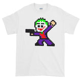 Joker Perler Art Short-Sleeve Men's T-Shirt by Silva Linings + House Of HaHa Best Cool Funniest Funny Gifts