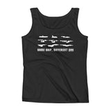 Same Ship Different Day Star Trek Enterprise Parody Fan Homage Ladies' Tank Top + House Of HaHa Best Cool Funniest Funny Gifts