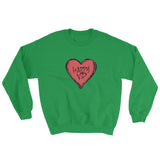 Happy VD Valentines Day Heart STD Holiday Humor Sweatshirt + House Of HaHa Best Cool Funniest Funny Gifts