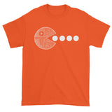 PAC's No Moon! Death Star Pac Man Mashup Men's Short Sleeve T-Shirt + House Of HaHa Best Cool Funniest Funny Gifts