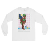 Werewolf Shaving in the Shower Long Sleeve T-Shirt + House Of HaHa Best Cool Funniest Funny Gifts