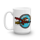 Wizard Flying Ace Ceramic Coffee Mug + House Of HaHa Best Cool Funniest Funny Gifts