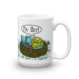 I'm Out! Mug + House Of HaHa Best Cool Funniest Funny Gifts