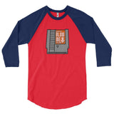 Super Blow Me Nintendo Cartridge Parody 3/4 Sleeve Raglan Baseball Tee Shirt + House Of HaHa Best Cool Funniest Funny Gifts