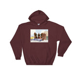 Weenie Roast Men's Heavy Hooded Hoodie Sweatshirt - House Of HaHa