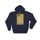 Mummy Pin-Up Heavy Hooded Hoodie Sweatshirt + House Of HaHa Best Cool Funniest Funny Gifts
