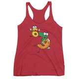 Why was 6 Afraid of 7 Seven Ate Nine Cute Zombie Pun Women's tank top + House Of HaHa Best Cool Funniest Funny Gifts