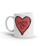 Happy VD Valentines Day Heart STD Holiday Humor Mug + House Of HaHa Best Cool Funniest Funny Gifts