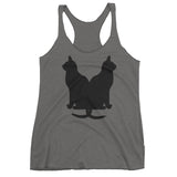Black Cats Lucky Corset Women's Tank Top + House Of HaHa Best Cool Funniest Funny Gifts