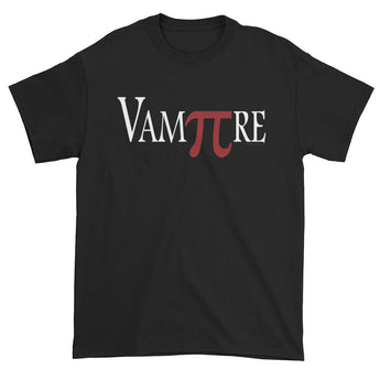 VamPIre Pi Mathematical Constant Algebra Pun Short Sleeve T-Shirt + House Of HaHa Best Cool Funniest Funny Gifts