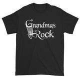Grandmas Rock Cool Rocking Chair No. 1 Best Grandma Short Sleeve T-Shirt by Melody Gardy + House Of HaHa Best Cool Funniest Funny Gifts