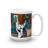 Troopers Shooting Gallery Parody Mug + House Of HaHa Best Cool Funniest Funny Gifts