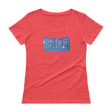 My Three Loves San Francisco Ladies' Scoopneck T-Shirt by Nathalie Fabri + House Of HaHa Best Cool Funniest Funny Gifts