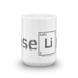 BaseLine Lithium Bipolar Awareness Ceramic Coffee Mug + House Of HaHa Best Cool Funniest Funny Gifts