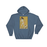 Mummy Pin-Up Heavy Hooded Hoodie Sweatshirt + House Of HaHa Best Cool Funniest Funny Gifts