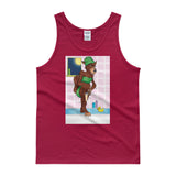 Werewolf Shaving in the Shower Men's Tank Top + House Of HaHa Best Cool Funniest Funny Gifts