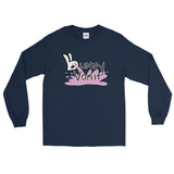 Bunny Vomit Logo Long Sleeve Mens T-Shirt - House Of HaHa