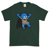 Batman Perler Art Men's Short-Sleeve T-Shirt by Silva Linings + House Of HaHa Best Cool Funniest Funny Gifts