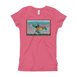 Please Recycle Girl's Princess Aquaman Parody Kids T-Shirt - House Of HaHa