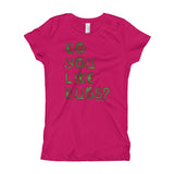 Do You Like Bugs? Creepy Insect Lovers Entomology Girl's Princess T-Shirt + House Of HaHa Best Cool Funniest Funny Gifts