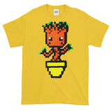 Baby Groot Perler Art Short-Sleeve T-Shirt by Aubrey Silva + House Of HaHa Best Cool Funniest Funny Gifts