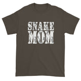 Proud Snake Mom Herping Herpetology Herper Snakes Short Sleeve T-shirt + House Of HaHa Best Cool Funniest Funny Gifts