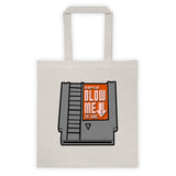 Super Blow Me Nintendo Cartridge Advice Double Sided Print Tote Bag + House Of HaHa Best Cool Funniest Funny Gifts