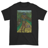 Walkers Of Oz: Zombie Wizard of Oz Cornfield Parody  Men's Short Sleeve T-Shirt + House Of HaHa Best Cool Funniest Funny Gifts