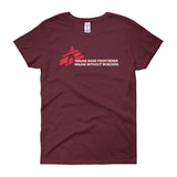 Ninjas without Borders Martial Arts Ninjutsu Fighter Women's Short Sleeve T-Shirt + House Of HaHa Best Cool Funniest Funny Gifts