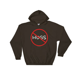 No Hugs Don't Touch Me Introvert Personal Space PSA Hooded Hoodie Sweatshirt + House Of HaHa Best Cool Funniest Funny Gifts