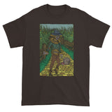 Walkers Of Oz: Zombie Wizard of Oz Cornfield Parody  Men's Short Sleeve T-Shirt + House Of HaHa Best Cool Funniest Funny Gifts