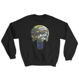 I'd Rather Be Punishing Men's Punisher Fishing Sweatshirt + House Of HaHa Best Cool Funniest Funny Gifts