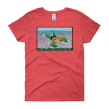 Please Recycle Women's Short Sleeve Aquaman Parody T-Shirt - House Of HaHa