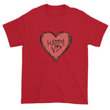 Happy VD Valentines Day Heart STD Holiday Humor Short Sleeve T-shirt + House Of HaHa Best Cool Funniest Funny Gifts