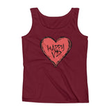 Happy VD Valentines Day Heart STD Holiday Humor Ladies' Tank Top + House Of HaHa Best Cool Funniest Funny Gifts