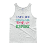 Explore Stargaze Dream Repeat Men's Tank Top + House Of HaHa Best Cool Funniest Funny Gifts