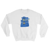 Blue Victorian San Francisco Sweatshirt by Nathalie Fabri + House Of HaHa Best Cool Funniest Funny Gifts