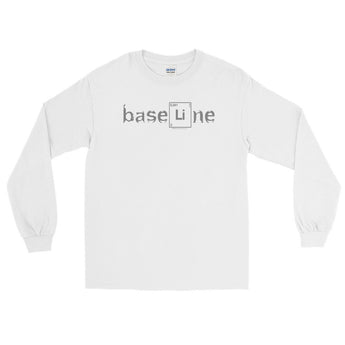 BaseLine Lithium Bipolar Awareness Men's Long Sleeve T-Shirt + House Of HaHa Best Cool Funniest Funny Gifts